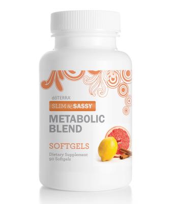 doTERRA Cлим & Cесси в капсулах для контроля веса, Slim & Sassy metabolic blend, 90 капсул