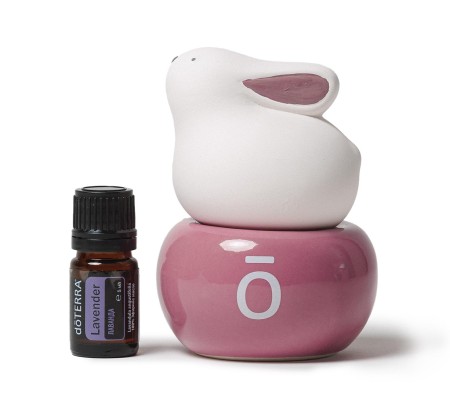 Набор dōTERRA «Лавандовые сны» керамический диффузор-зайчик и масло лаванды (5 мл)