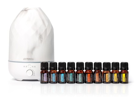 Набор эфирных масел doTERRA «Аромагия» с диффузором VOLO, 10x5 мл