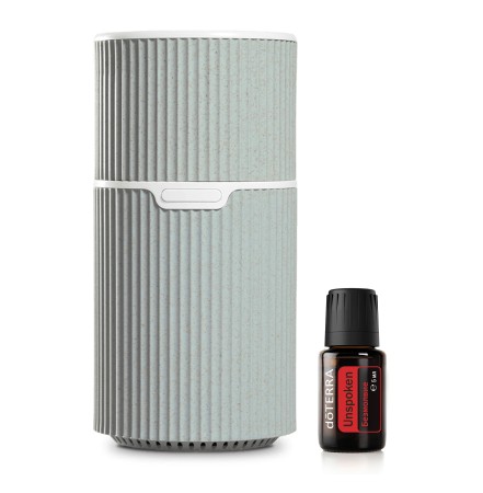 Набор «Бережно к чувствам» портативный диффузор dōTERRA «Пилот» на аккумуляторе (100 мл) + смесь масел Unspoken Безмолвие (5 мл)