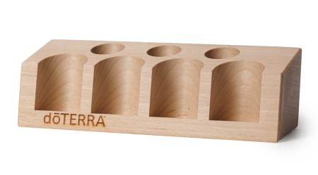 Деревянная подставка для масел doTERRA (для 3 роллеров и 4 масел по 15 мл)