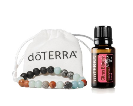 Набор dōTERRA «Лето в городе» аромабраслет + масло "Цитрус Блум" (15 мл)