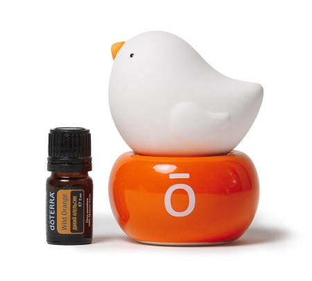 Набор dōTERRA «Звонкий апельсин» керамический диффузор-птичка и дикий апельсин (5 мл)