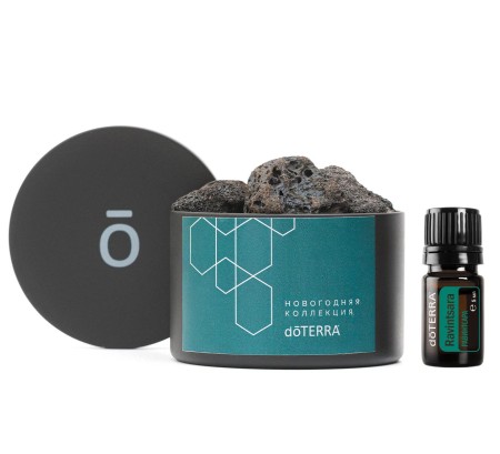 Набор «Праздничная свежесть» dōTERRA пассивный диффузор + масло «Равинтсара» (5 мл)