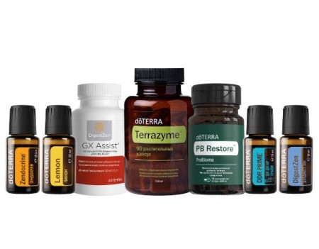 Набор dōTERRA «Обновление изнутри» из 7 позиций