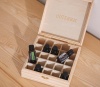 Картинка Деревянная коробка с лого doTERRA на 25 масел (по 15 или 5 мл) от магазина dōTERRA
