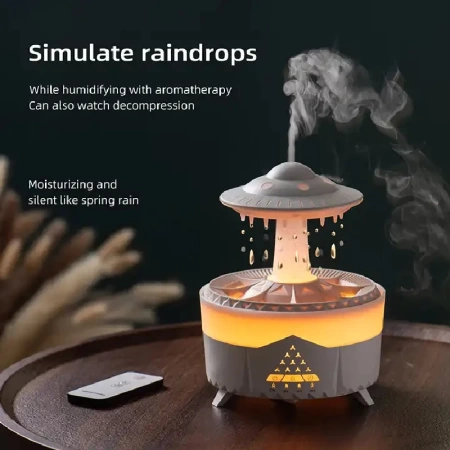 Картинка Диффузор НЛО (UFO Raindrop Aromatherapy Machine) для эфирных масел (350 мл) от магазина dōTERRA