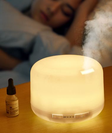Картинка Диффузор-ночник с пультом ДУ для эфирных масел (500 мл) от магазина dōTERRA