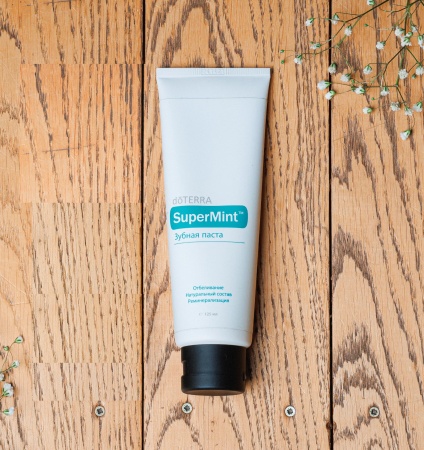 Картинка doTERRA «SuperMint» Toothpaste, отбеливающая зубная паста, 125 гр от магазина dōTERRA