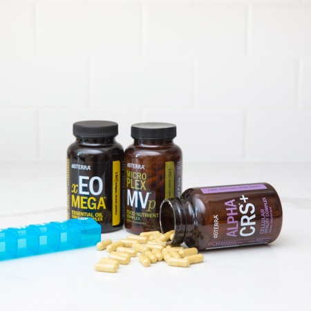 Картинка Набор «Долгожитель» doTERRA Lifelong Vitality Pack, 3x120 капсул от магазина dōTERRA