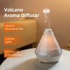 Диффузор «Извержение вулкана» с пультом ДУ для эфирных масел (180 мл) [Белый]
