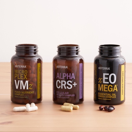 Картинка Набор «Долгожитель» doTERRA Lifelong Vitality Pack, 3x120 капсул от магазина dōTERRA