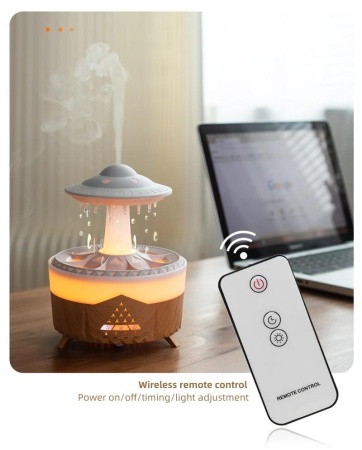 Картинка Диффузор НЛО (UFO Raindrop Aromatherapy Machine) для эфирных масел (350 мл) от магазина dōTERRA