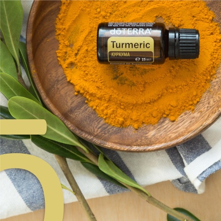 Картинка Эфирное масло doTERRA Куркума, Turmeric, 15 мл от магазина dōTERRA