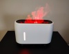 Диффузор Kinscoter ПЛАМЯ с пультом ДУ (Flame Aroma Diffuser) для эфирных масел (240 мл) [белый]