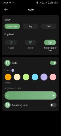 Картинка Умный диффузор Xiaomi Mijia «Закат» для эфирных масел (120 мл) [разные цвета] от магазина dōTERRA